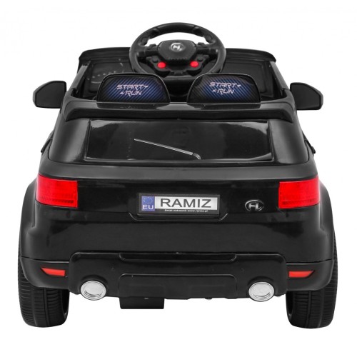 Autko Start Run on Battery černý + Dálkové ovládání + Bezpečnostní funkce + MP3 LED