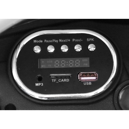 Autko Start Run on Battery černý + Dálkové ovládání + Bezpečnostní funkce + MP3 LED