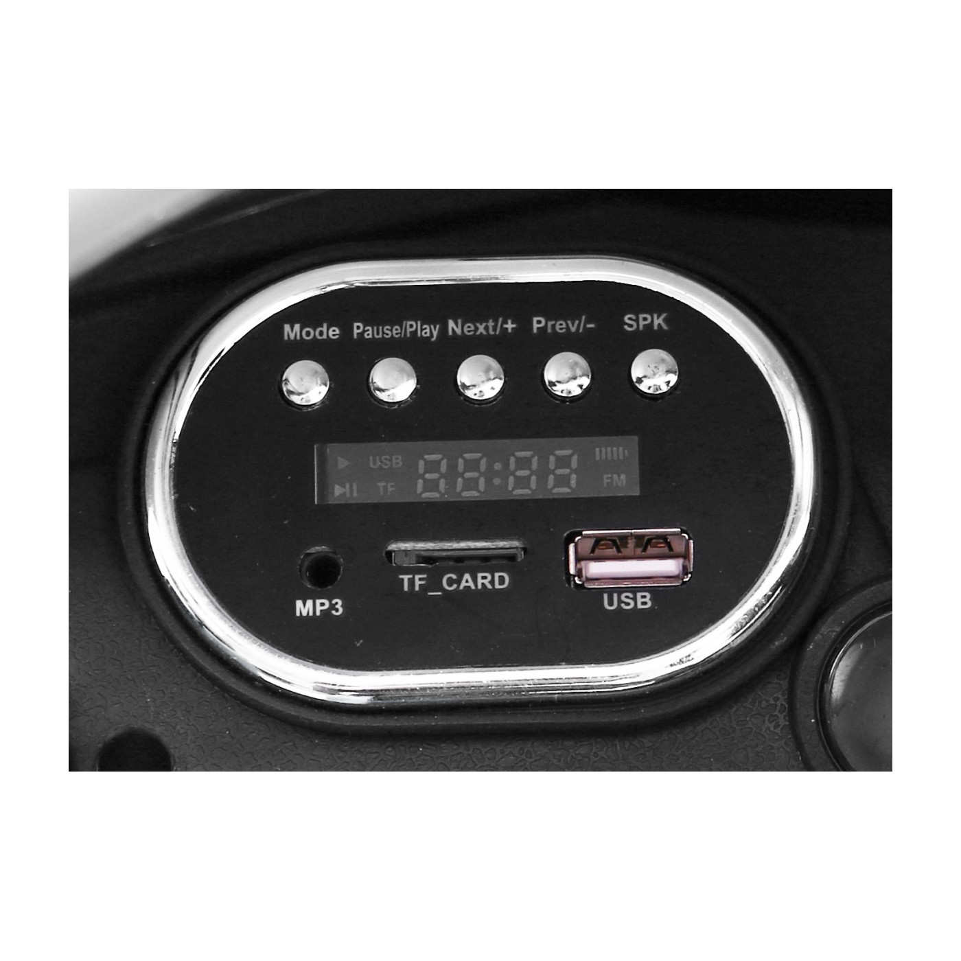 Autko Start Run on Battery černý + Dálkové ovládání + Bezpečnostní funkce + MP3 LED