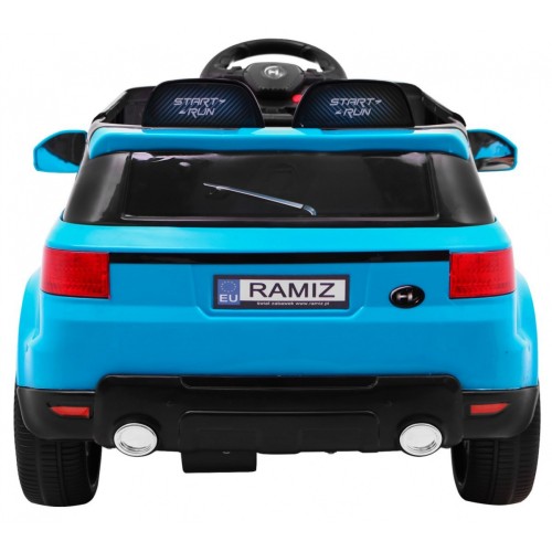 Autko Start Run dobíjecí modrá + dálkové ovládání + bezpečnostní funkce + MP3 LED