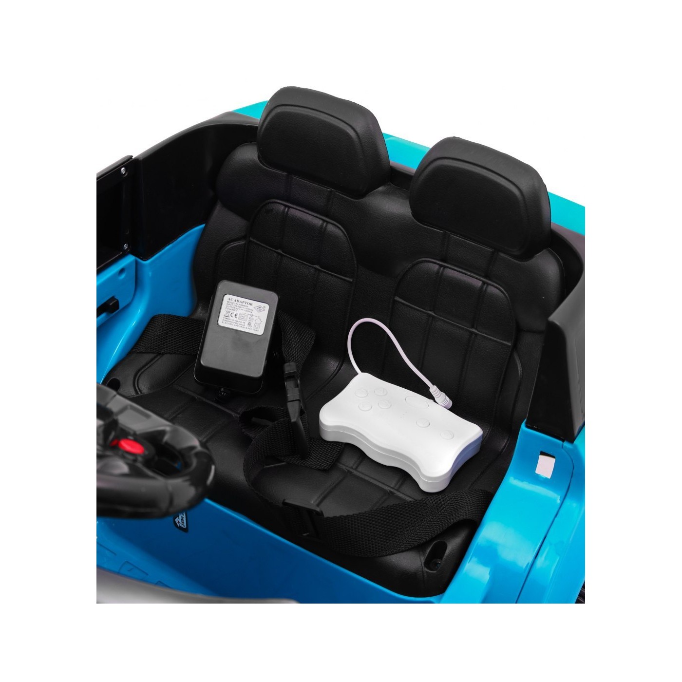 Autko Start Run dobíjecí modrá + dálkové ovládání + bezpečnostní funkce + MP3 LED