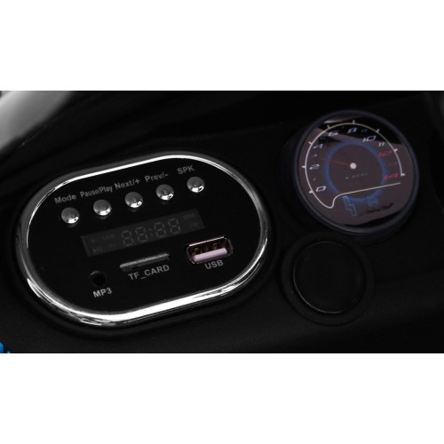 Autko Start Run dobíjecí modrá + dálkové ovládání + bezpečnostní funkce + MP3 LED