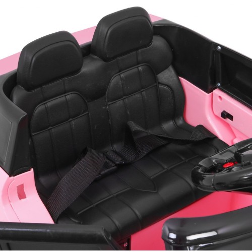 Autko Start Run na dobíjecí růžové + dálkové ovládání + bezpečnostní funkce + MP3 LED