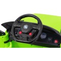 Autko Start Run na baterii Zelená + Dálkové ovládání + Bezpečnostní funkce + MP3 LED