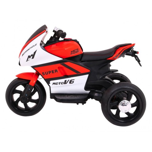 Červené SUPER motocyklové vozidlo