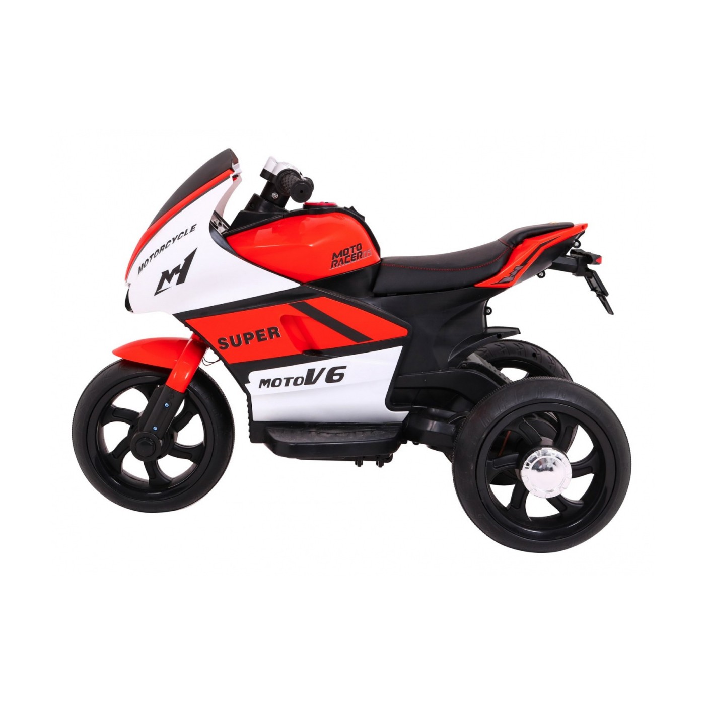 Červené SUPER motocyklové vozidlo