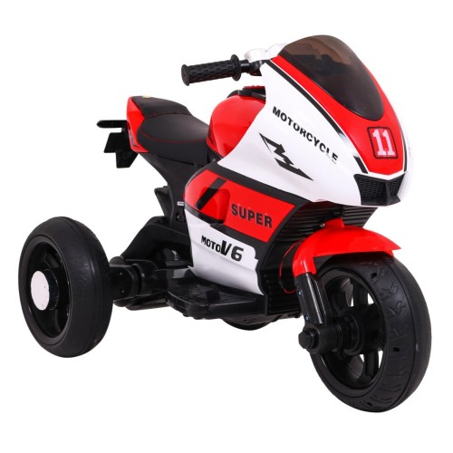 Červené SUPER motocyklové vozidlo