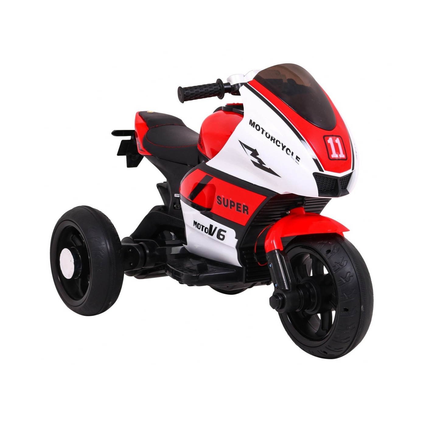 Červené SUPER motocyklové vozidlo