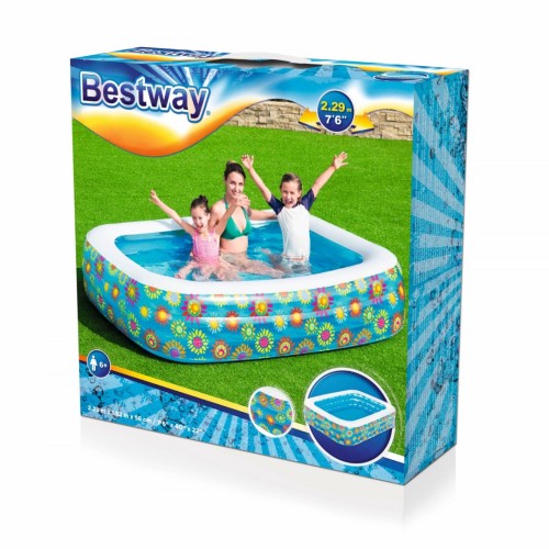 Bazén s mořskou půdou 229 152 56 cm BESTWAY