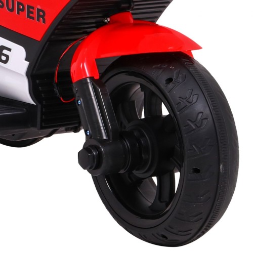 Červené SUPER motocyklové vozidlo