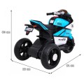 Modré SUPER motocyklové vozidlo