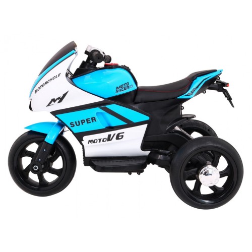 Modré SUPER motocyklové vozidlo