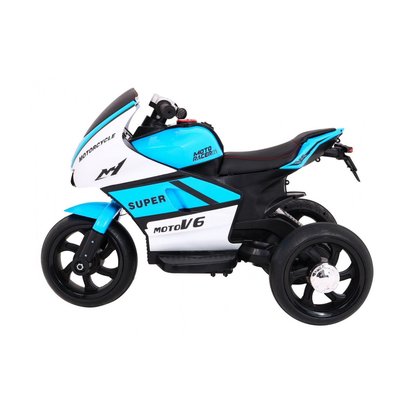 Modré SUPER motocyklové vozidlo