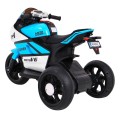 Modré SUPER motocyklové vozidlo