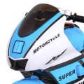 Modré SUPER motocyklové vozidlo