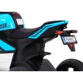 Modré SUPER motocyklové vozidlo