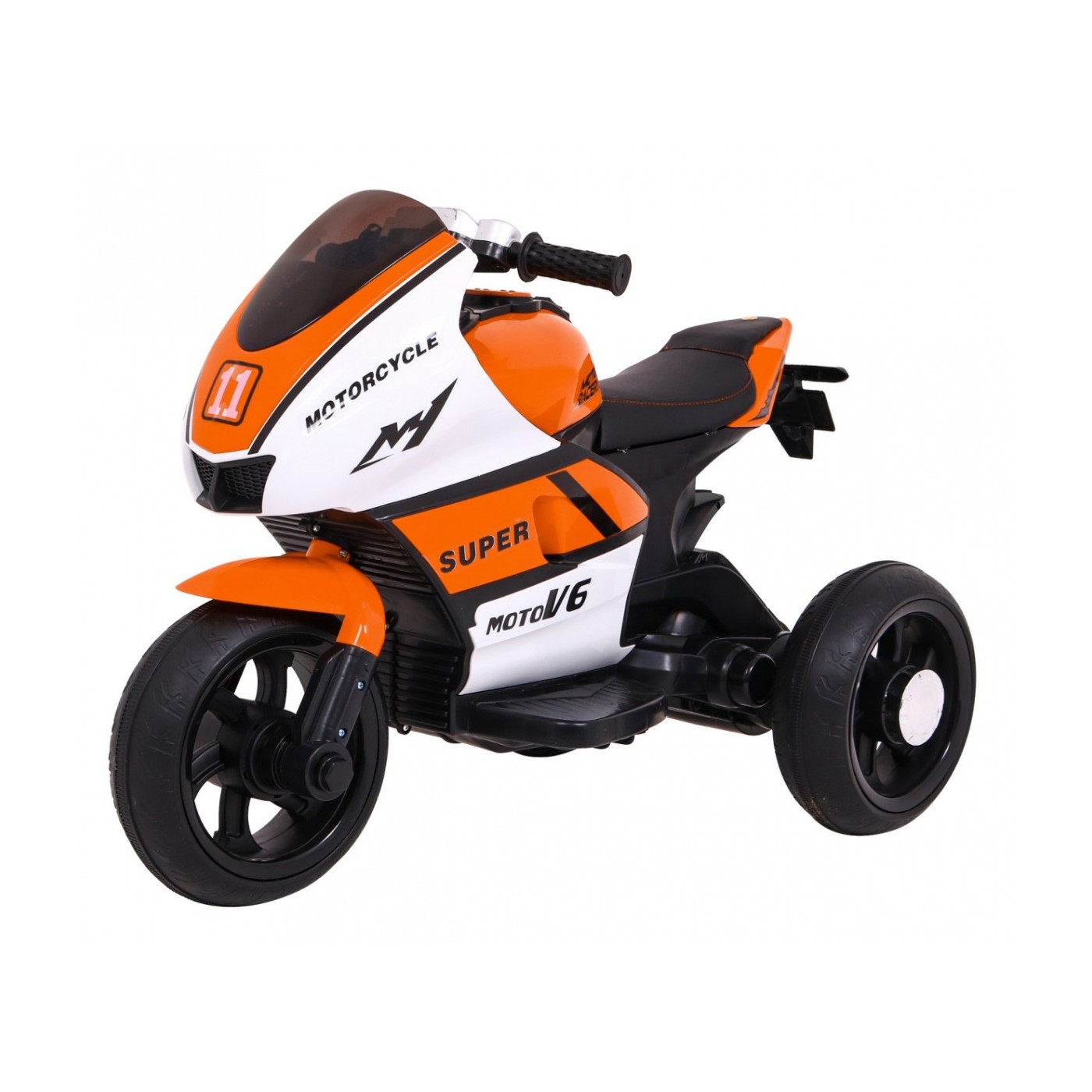 Oranžový SUPER MOTOCYKL