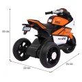 Oranžový SUPER MOTOCYKL