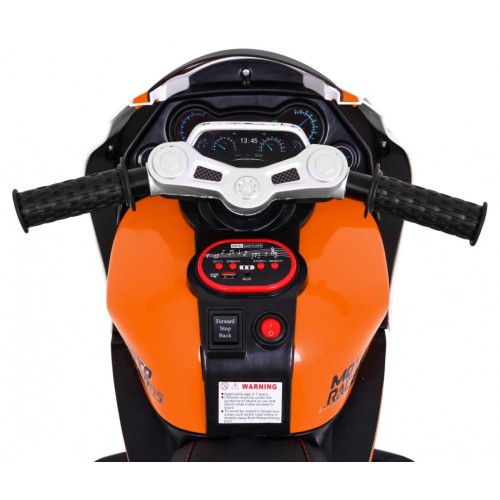 Oranžový SUPER MOTOCYKL