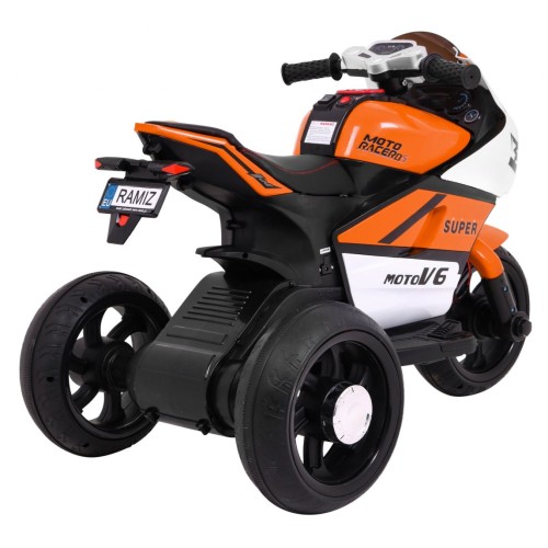 Oranžový SUPER MOTOCYKL