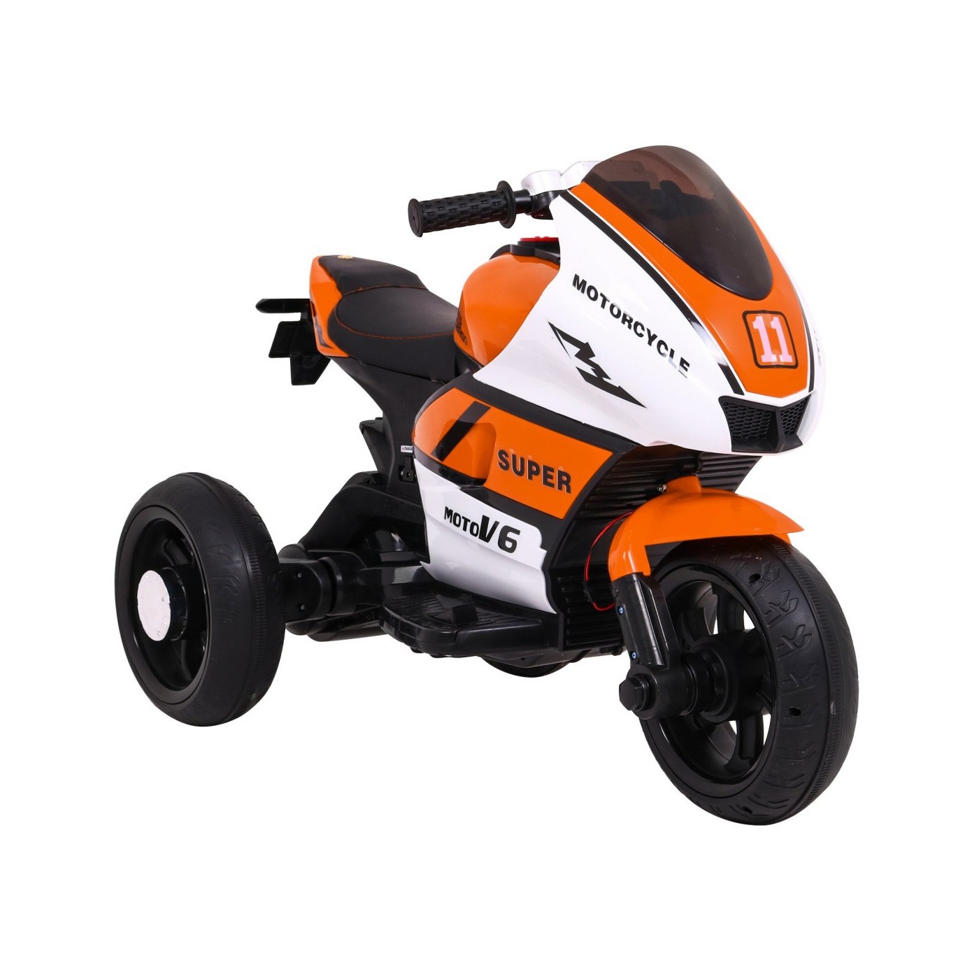 Oranžový SUPER MOTOCYKL