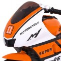 Oranžový SUPER MOTOCYKL