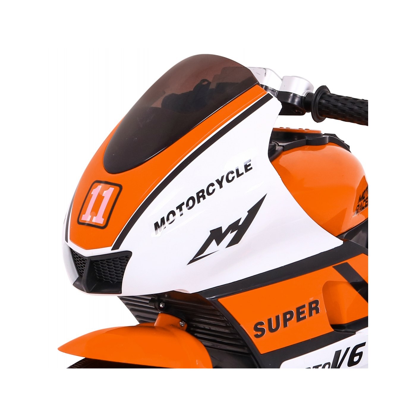 Oranžový SUPER MOTOCYKL