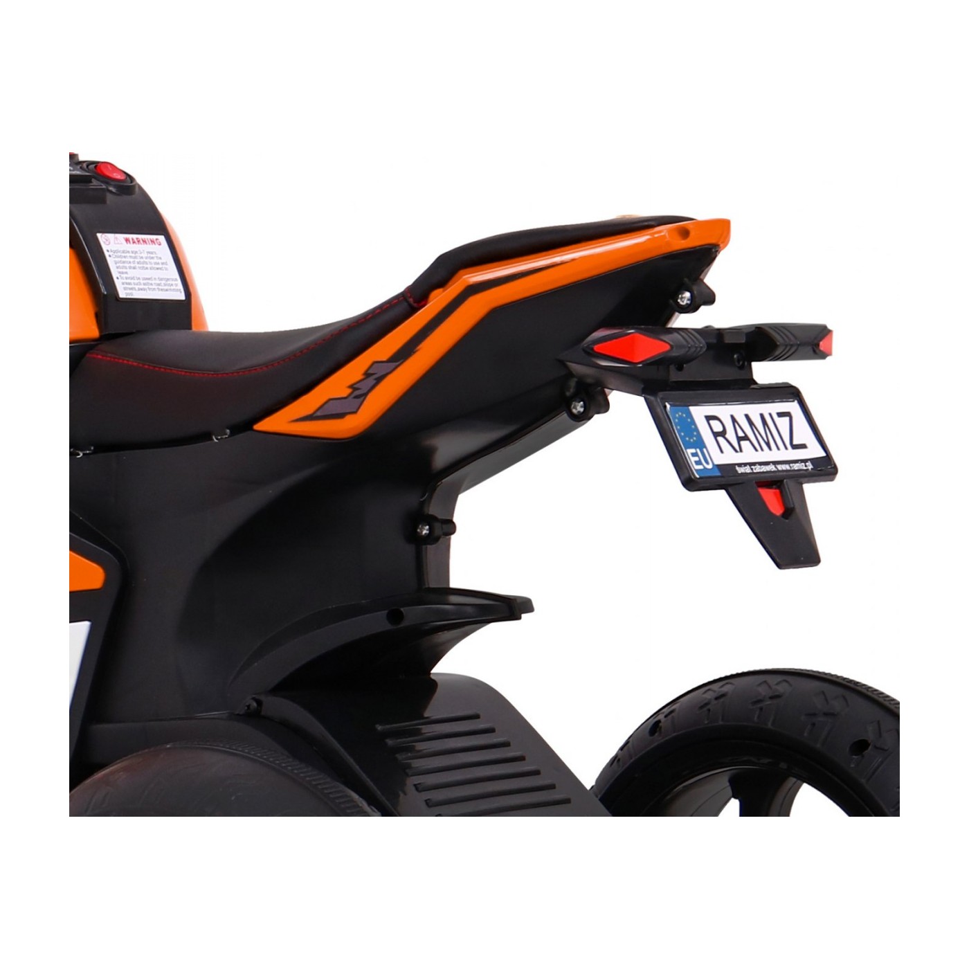 Oranžový SUPER MOTOCYKL