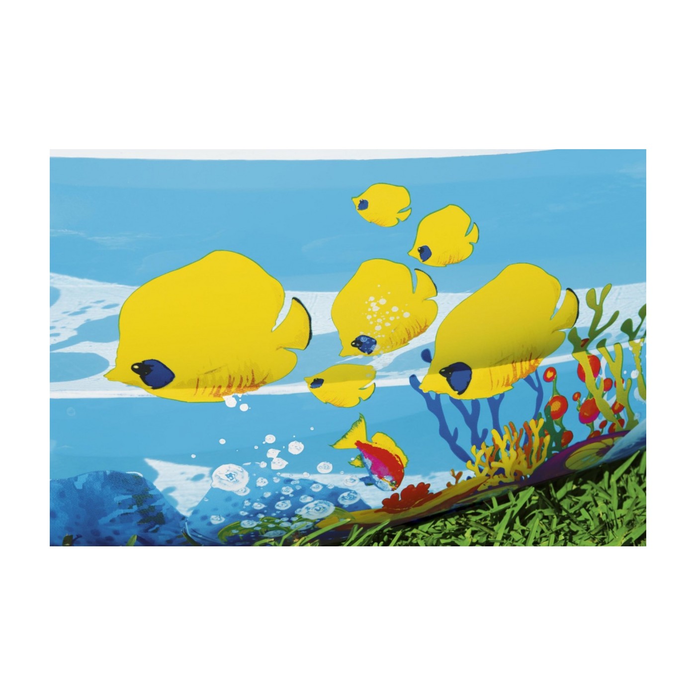 Nafukovací bazén Mořská půda 262x157x46cm pro děti 3+ BESTWAY + opravná lišta