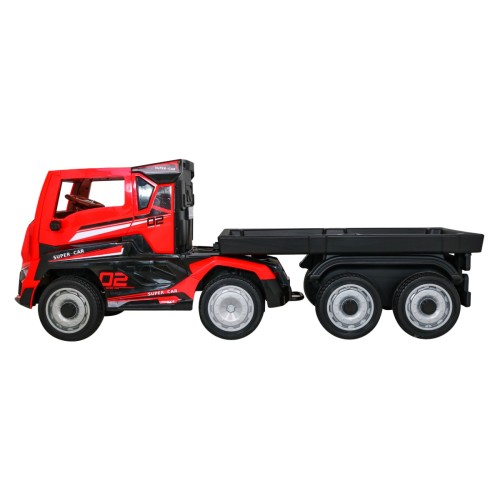 Truck Super Truck s přívěsem pro děti Dálkové ovládání Pomalé startování Kola EVA Audio Light