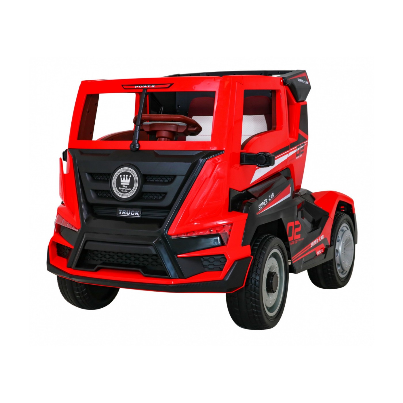 Truck Super Truck s přívěsem pro děti Dálkové ovládání Pomalé startování Kola EVA Audio Light