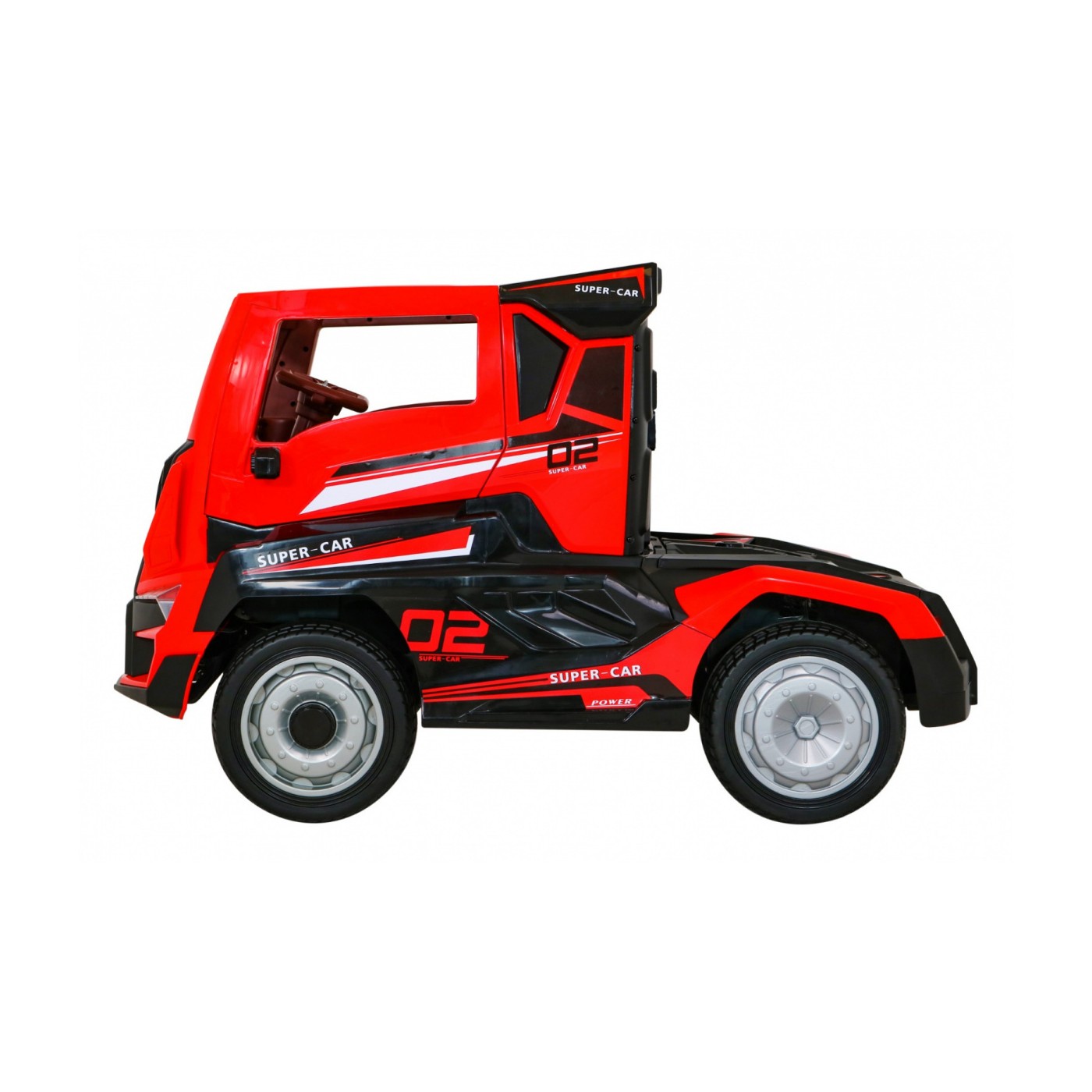 Truck Super Truck s přívěsem pro děti Dálkové ovládání Pomalé startování Kola EVA Audio Light