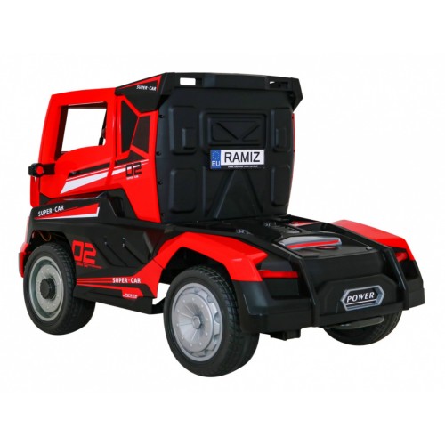 Truck Super Truck s přívěsem pro děti Dálkové ovládání Pomalé startování Kola EVA Audio Light