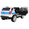 Auto SUV Dětská baterie Policejní mořské panny Světla Megafon Dálkové ovládání Pomalý start EVA SAMOLEPKY