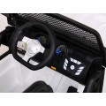Brothers terénní auto na baterii Bílá + Dálkový + Pomalý Start + EVA + LED MP3
