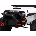 Brothers terénní auto na baterii Bílá + Dálkový + Pomalý Start + EVA + LED MP3