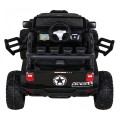 Brothers bateriově napájené off-road auto černé + dálkové ovládání + pomalý start + EVA + LED MP3