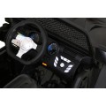 Brothers bateriově napájené off-road auto černé + dálkové ovládání + pomalý start + EVA + LED MP3