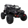 Brothers bateriově napájené off-road auto černé + dálkové ovládání + pomalý start + EVA + LED MP3