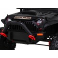 Brothers bateriově napájené off-road auto černé + dálkové ovládání + pomalý start + EVA + LED MP3