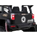 Brothers bateriově napájené off-road auto černé + dálkové ovládání + pomalý start + EVA + LED MP3