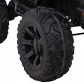 Brothers bateriově napájené off-road auto černé + dálkové ovládání + pomalý start + EVA + LED MP3