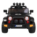 Offroadové vozidlo 4WD na plný úvazek černé