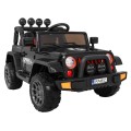 Offroadové vozidlo 4WD na plný úvazek černé
