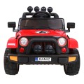 Offroadové vozidlo 4WD na plný úvazek červené