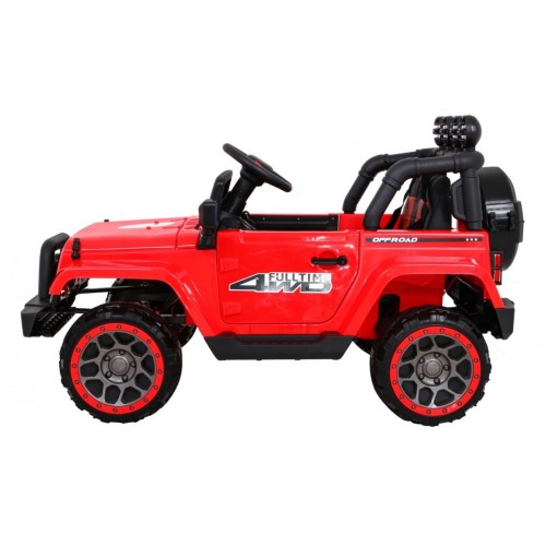 Offroadové vozidlo 4WD na plný úvazek červené