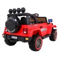 Offroadové vozidlo 4WD na plný úvazek červené