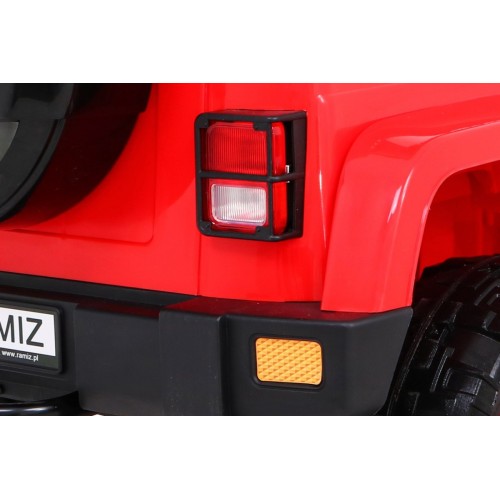Offroadové vozidlo 4WD na plný úvazek červené