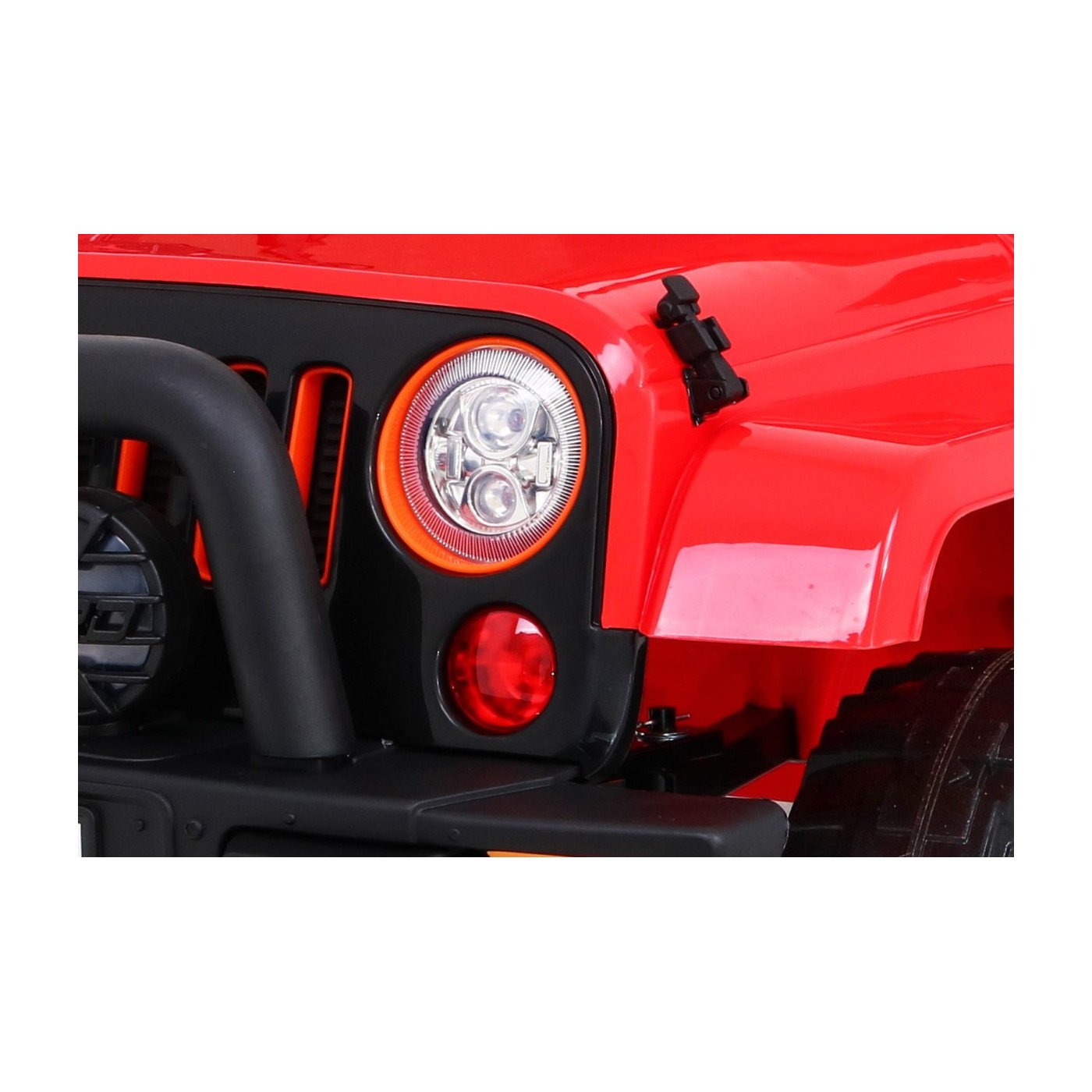Offroadové vozidlo 4WD na plný úvazek červené