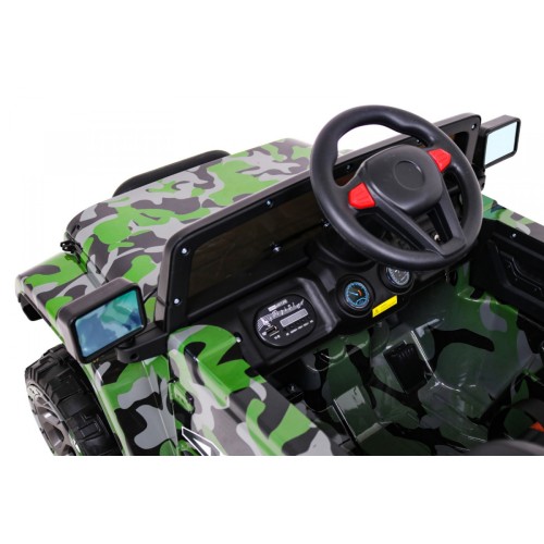 Terénní auto na plný úvazek 4WD Dětský lak Moro + Naped 4x4 + Dálkové ovládání + Audio LED + Úložný box